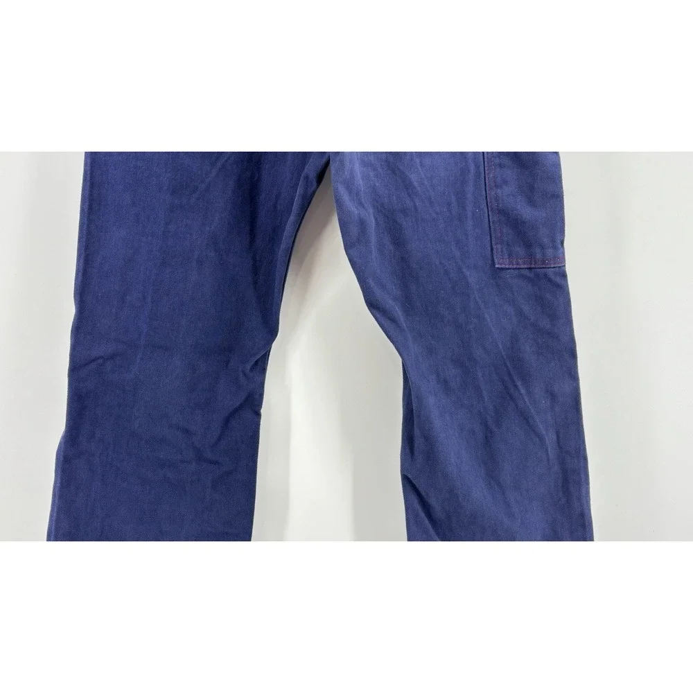 Vintage Ely Buckle Back Jeans Mens 26x33 Blue Denim Bootcut Made in USA Workwear